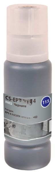 Чернила Cactus CS-EPT07D14 115PBK черный фото 70 мл для Epson ECOTANK L8160/8180