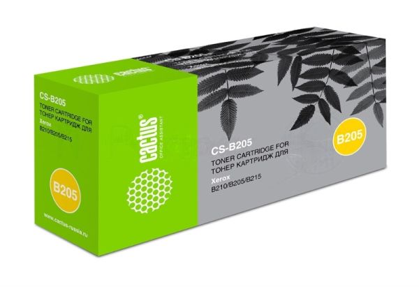 Картридж лазерный Cactus CS-B205 (106R04348) черный (3000 стр.) для Xerox B205/210/215