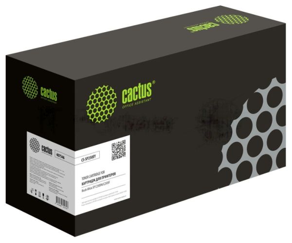 Картридж лазерный Cactus CS-SP250EY 407546 желтый (1600 стр.) для Ricoh Aficio SP C261SFNw