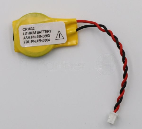 Батарейка CMOS CR1632 с коннектором, 3 В