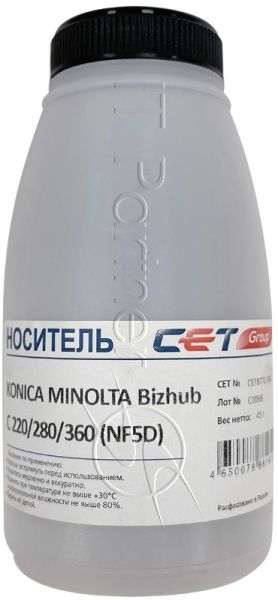 Носитель (девелопер) NF5/6/7/8 для KONICA MINOLTA Bizhub C220/280/360 CET, 45г/бут, CET8772-045