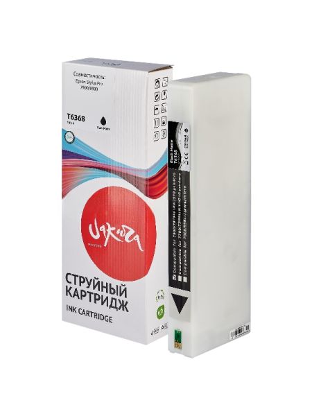 Картридж струйный Sakura C13T636800 (T6368 Matte Black) для Epson, черный матовый, 700 мл.
