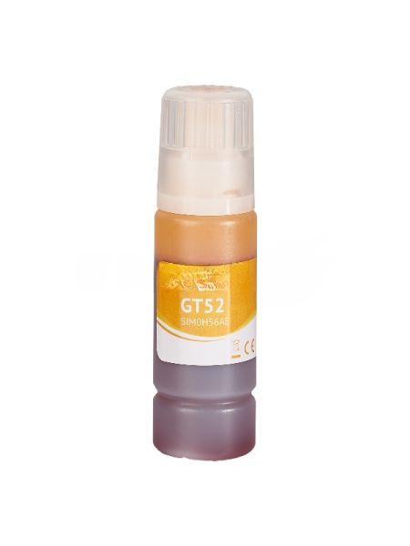Чернила Sakura M0H56AE (№GT52 Yellow) для HP, желтый, 70 мл., 8000 к.