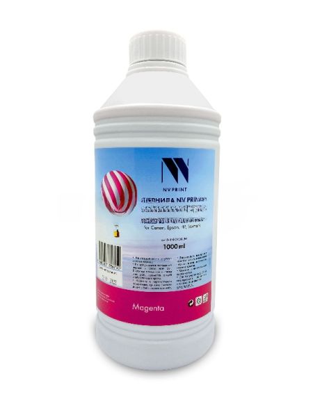 Чернила NVPrint универсальные на водной основе NV-INK1000UM для аппаратов Сanon/Epson/НР/Lexmark (1000 мл) Magenta