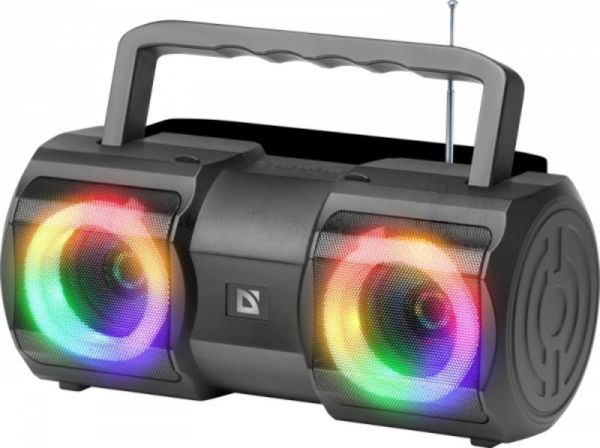 Акустическая система Defender Beatbox 20 черный Мощность звука 20 Вт да 1 кг