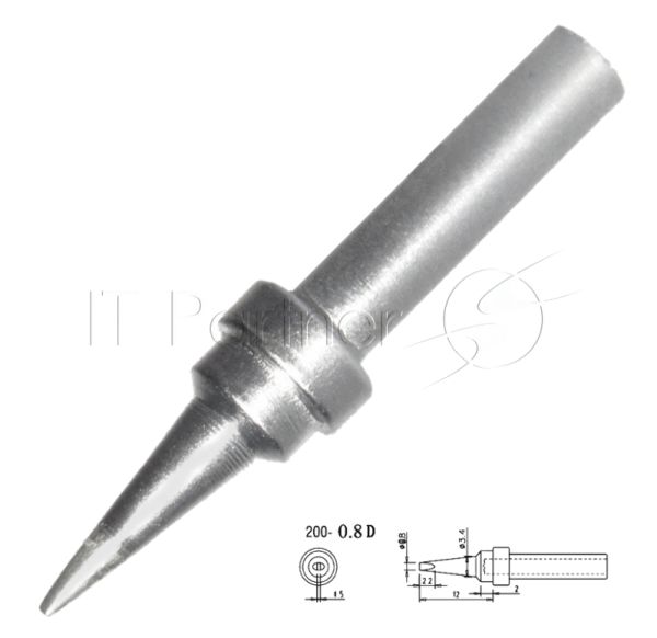 Жало для паяльника Quick QK200-T-0,8D