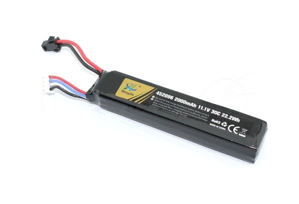 Портативный аккумулятор Li-Pol 11.1v 452096 2000mAh разъем SM