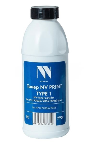 Тонер NVPrint HP P2035/2055 (CE505A/ CE505X) (290г) для HP LaserJet P2030, P2035, P2050,P2055; Canon (719) LBP 6650, 6680, 6300, 6310, MF 5840, 5880, 5940, 5980 Type1