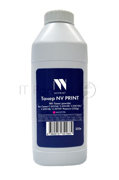 Тонер + девелопер NVPrint Canon C-EXV54, C-EXV49, C-EXV34, C-EXV28, C-EXV29 (250г) Magenta для IR C3025i, 3125, IR Adv C3320i, C3325i, C3330i, C2020, C2025, C2030, C2220, C2225, C2230, C5045, C5051, C5250, C5255, C1021, C1028, C5030, C5035, C5235, C5240 Premium