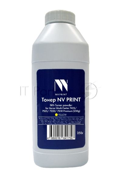 Тонер + девелопер NVPrint для Xerox WorkCenter 7425, 7525, 7220, 7830 Premium (250г) Yellow. WC 7425, 7428, 7435; WC 7220, 7225; WC 7525, 7530, 7535, 7545, 7556, 7830, 7835, 7845, 7855, 7970; Color C60, С70; Color 550, 560, 570; Phaser 7800; Phaser 6700; 700, 700i, 770 Digital Color Press; 700 Pro, 