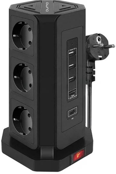 Сетевой фильтр QUMO Power Tower PRO PD 8SP4U (P-0004)