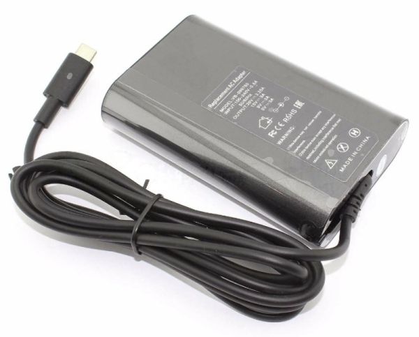 Блок питания (сетевой адаптер) для ноутбуков Dell 5V/20V-3.25A 65W Type-C, OEM