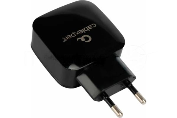 Сетевое зарядное устройство Cablexpert MP3A-PC-41, 18Вт, 3А, быстрая зарядка QC3.0, 1 порт USB, черный, пакет