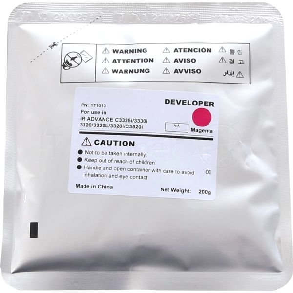 Девелопер для CANON iR ADVANCE C3320/3325i/3330/3525i/3530i CET Magenta, 200г, 240000 стр., CET171013