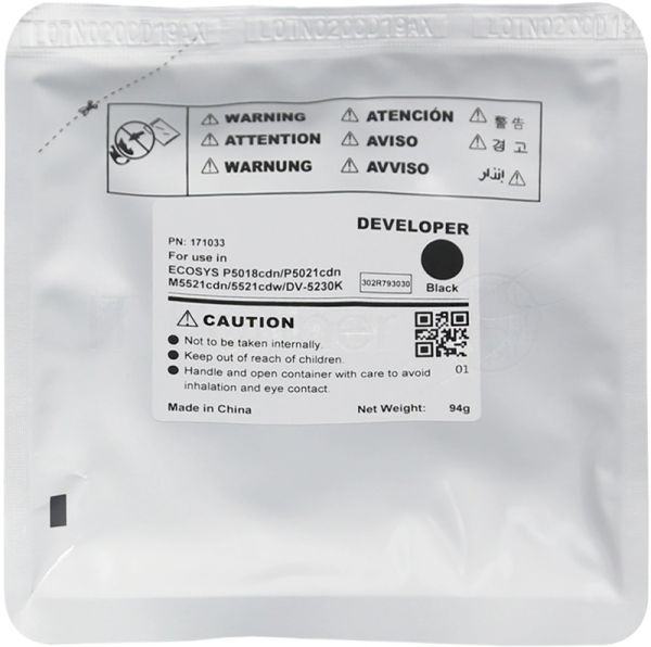 Девелопер CET для Kyocera ECOSYS P5018cdn черный, 94г