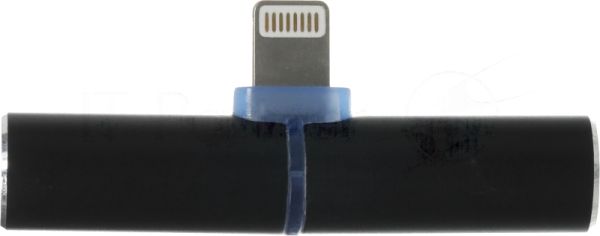 Переходник аудио Red Line lightning/Jack 3.5 (m) черный