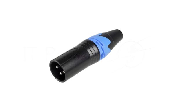Комплект кабельных разъемов Wize WXLR-3PM-5 XLR 3 pin, (вилка), 5 шт. в комплекте