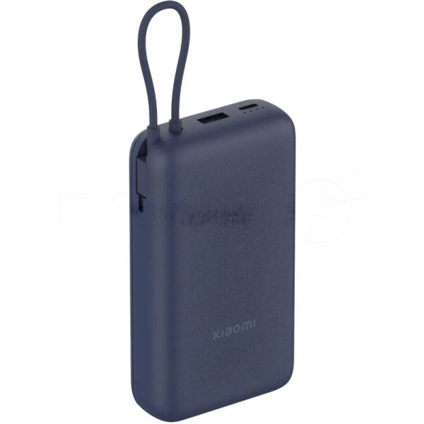 Портативный аккумулятор Xiaomi 33W Power Bank 20000mAh (встроенный кабель) синий GL