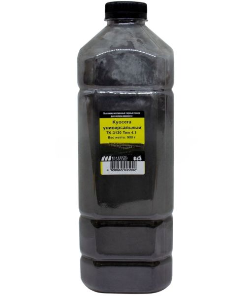 Тонер Hi-Black Универсальный для Kyocera TK-3130, Тип 4.1, Bk, 900 г, канистра