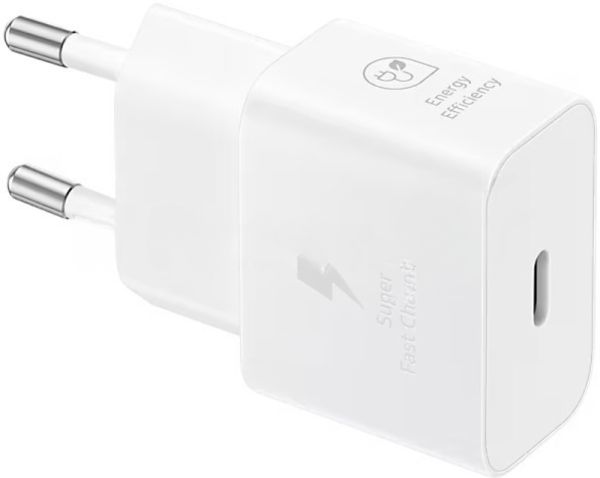 Сетевое зарядное устройство Samsung EP-T2510 25W Type-C белый + cable
