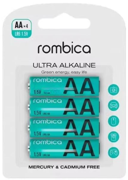 Батарея ALKALINE AA X 4 AB-LR06A ROMBICA