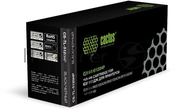 Картридж лазерный Cactus CS-TL-5120HP TL-5120HP черный (6000стр.) для Pantum BM5100ADN/BM5100ADW/BP5100DN/BP5100DW