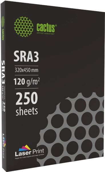 Бумага Cactus CS-LPSRA3120250 SRA3/120г/м2/250л./белый для лазерной печати