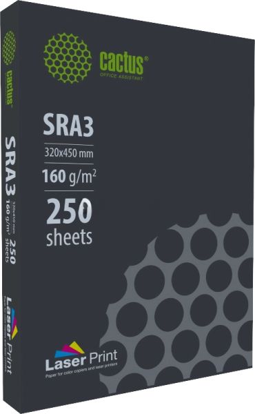 Бумага Cactus CS-LPSRA3160250 SRA3/160г/м2/250л./белый для лазерной печати
