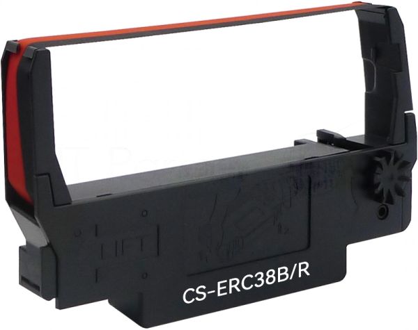Картридж матричный Cactus CS-ERC38B/R черный/красный для Epson ERC 30/34/38, UT2000/4000