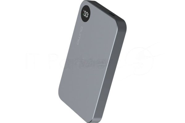 Портативный аккумулятор QUMO Future Magnetic PowerAid 5000mAh W15 темно-серый FMPA-5C-S1