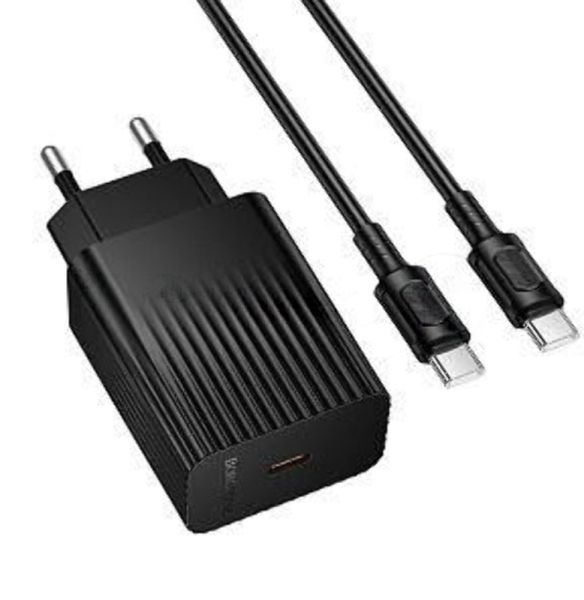 Сетевое зарядное устройство BOROFONE (6941991122736) BAS73Aaa 1Type-C 3.0A PD20W для Type-C Type-C черный