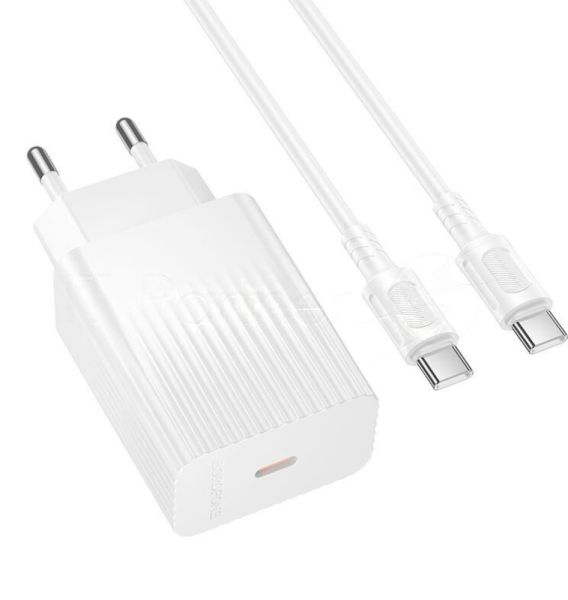 Сетевое зарядное устройство BOROFONE (6941991122743) BAS73Aaa 1Type-C 3.0A PD20W для Type-C Type-C White