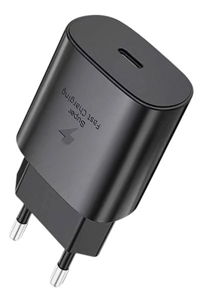 Сетевое зарядное устройство Qumo Energy light PD 25Вт, (модель 0102), порт: USB Type-C, черный