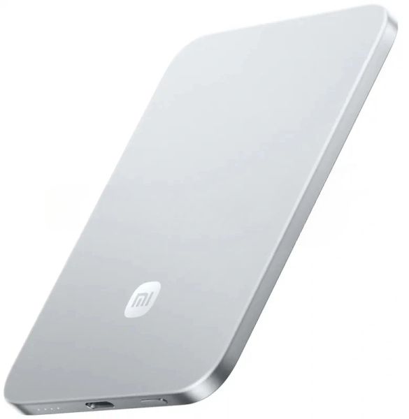 Портативный аккумулятор Xiaomi UltraThin Magnetic Power Bank 5000 15W GL Glacier Silve (BHR08Z2GL)