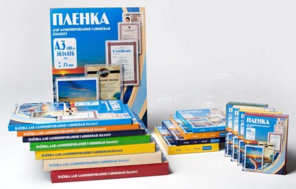 Пленка для ламинирования Office Kit 80мкм A6 (100 шт) глянцевая PLP111*154/80