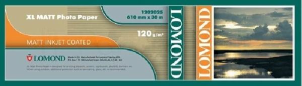 Бумага Lomond Матовая для САПр и ГИС 120г/м2, (420x40x50.8) для ч/б и цветной печати