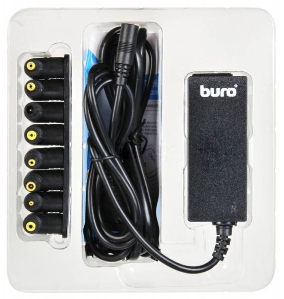 Блок питания Buro автоматический 40W 9.5V-20V 8-connectors от бытовой электросети LED индикатор