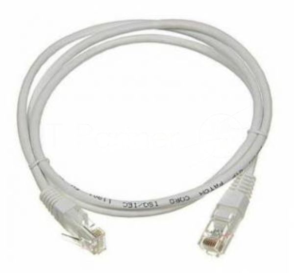 Патч-корд LANMASTER TWT RJ-45 (m)-RJ-45 (m) cat.5e 0.5м серый