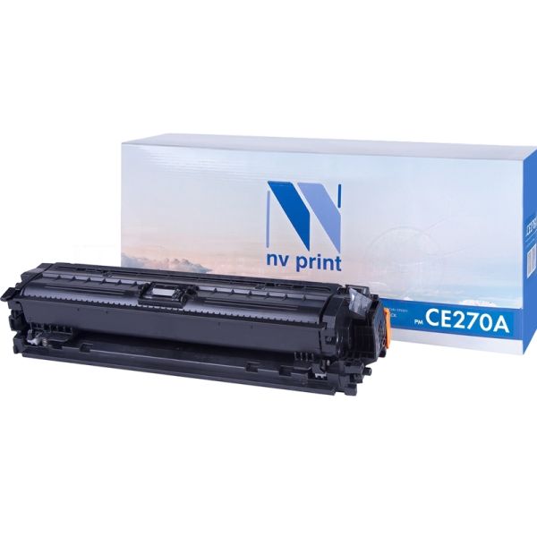 Картридж лазерный NVPrint совместимый HP CE270A черный для LJ Color CP5520 (13500k)
