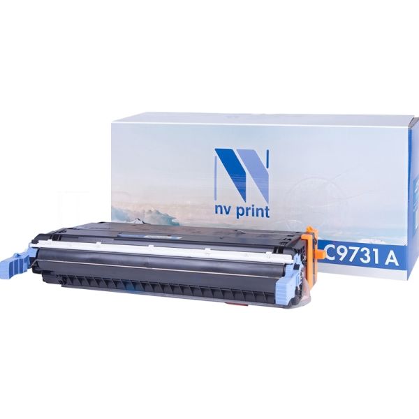 Картридж лазерный NVPrint совместимый HP C9731A Cyan для LJ Color 5500/5550 (12000k)