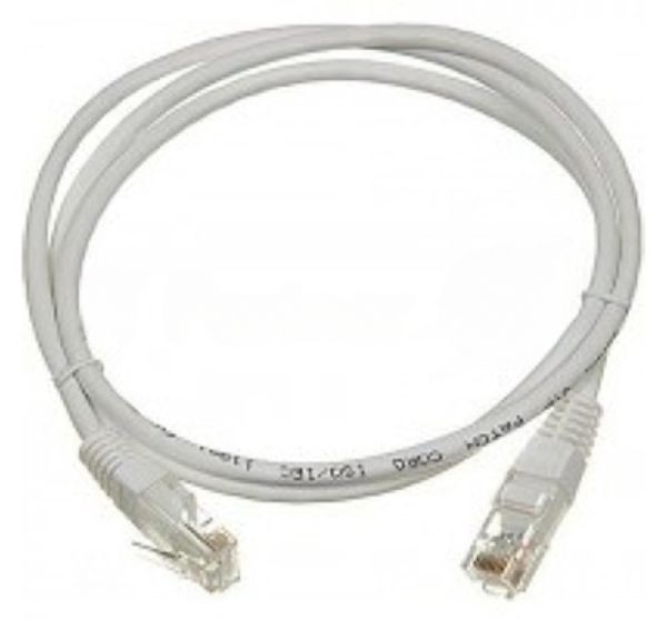 Патч-корд LANMASTER UTP TWT-45-45-1.0-GY вилка RJ-45-вилка RJ-45 cat.5е 1м серый ПВХ (уп.:1шт)