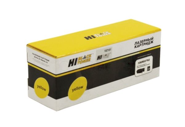 Расходные материалы Hi-Black 106R02762 Картридж для Xerox Phaser 6020/6022/ WC 6025/6027 (Hi-Black) 106R02762, Y, 1К