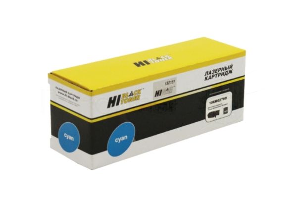 Расходные материалы Hi-Black 106R02760 Картридж для Xerox Phaser 6020/6022/ WC 6025/6027 (Hi-Black) 106R02760, C, 1К