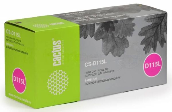 Картридж лазерный Cactus CS-D115L черный (3000 стр.) SL-M2620D/M2820ND/M2820DW