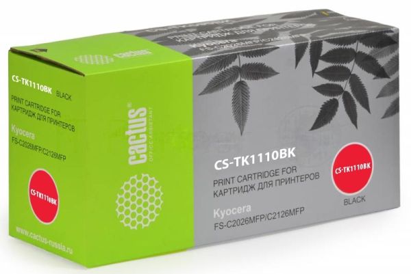 Картридж лазерный Cactus CS-TK1110BK черный (2500 стр.) для Kyocera Mita FS 1020MFP/1040/1120MFP