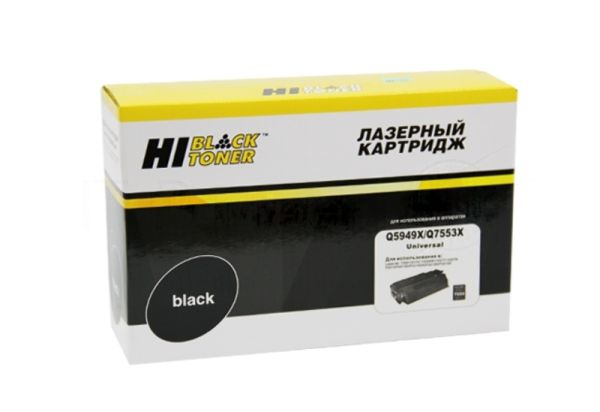 Расходные материалы Hi-Black Q5949X/Q7553X - Картридж для LJ P2015/1320/3390/3392 Q5949X/Q7553X универсальный (7000стр.) с чипом