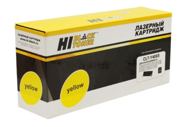 Расходные материалы Hi-Black CLT-Y406S Картридж для Samsung CLP-360/365/368/CLX-3300/3305/3307, Y, 1500 стр.