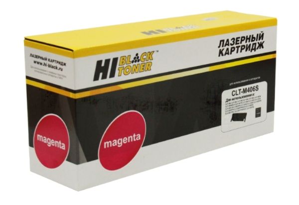 Расходные материалы Hi-Black CLT-M406S Картридж для Samsung CLP-360/365/368/CLX-3300/3305/3307, M, 1500 стр.
