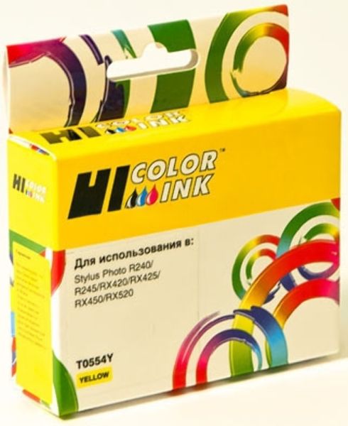 Картридж Epson Stylus Photo R240/RX420/RX520 (Hi-black) new, C13T055440, Y