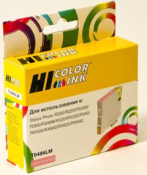 Картридж Epson Stylus Photo R200/R300/RX500/RX600 (Hi-black) new, C13T04864010, LM